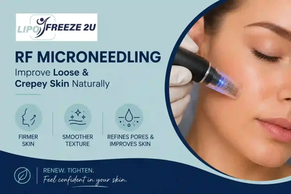 Can RF Microneedling Help Improve Loose and Crepey Skin Wallingford?